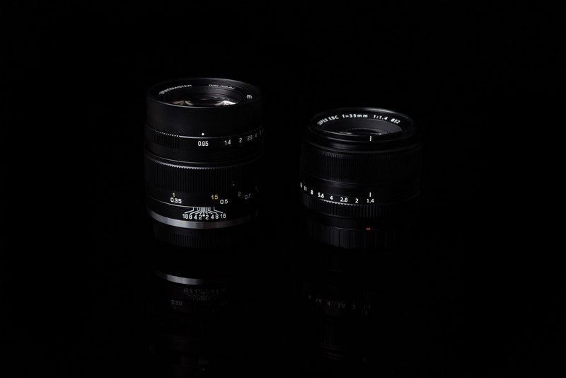 Mitakon 35mm Fuji 35mm comparison